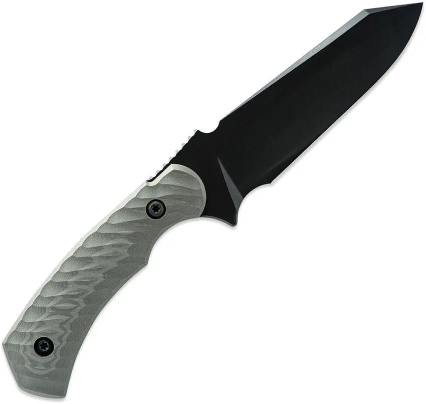 Toor Zenith Apocalypse Fixed Blade Knife - 9 Inch Overall CPM CruWear Steel Blade With Black Oxide Finish by Toor