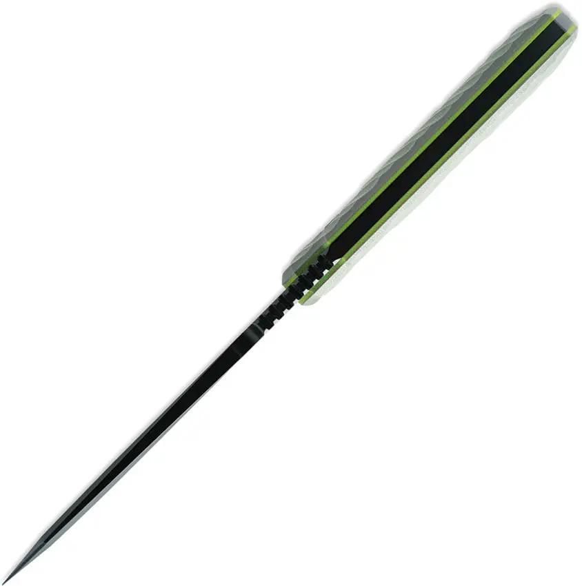 Toor Zenith Apocalypse Fixed Blade Knife - 9 Inch Overall CPM CruWear Steel Blade With Black Oxide Finish by Toor
