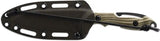 Toor Marine Utility Fighting Dive Knife Spitfire - CPM Cru-Wear Spear Point Blade, Black Oxide Coating, Green G10 Handle by Toor