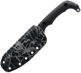 Toor Apnea Abyss Fixed Blade Knife - CPM Cru Wear Steel Blade With Gray Gun Kote Finish And SureTouch Handle by Toor