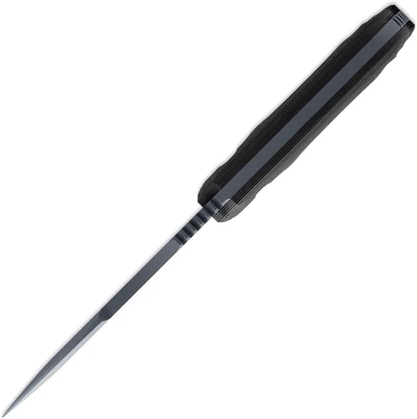 Toor Apnea Abyss Fixed Blade Knife - CPM Cru Wear Steel Blade With Gray Gun Kote Finish And SureTouch Handle by Toor