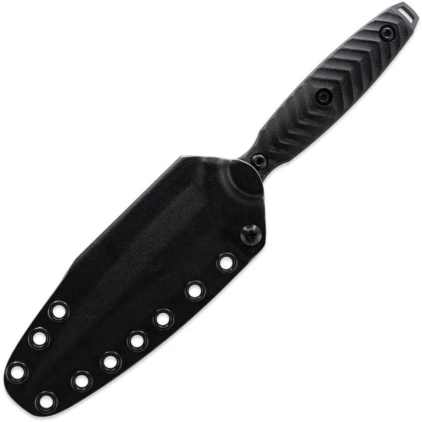 Toor Specter Fixed Blade Gray Gun-Kote CPM-M4 Double-Edge Dagger - Durable Black G10 Handle by Toor