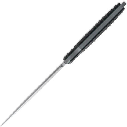 Toor Specter Fixed Blade Gray Gun-Kote CPM-M4 Double-Edge Dagger - Durable Black G10 Handle by Toor