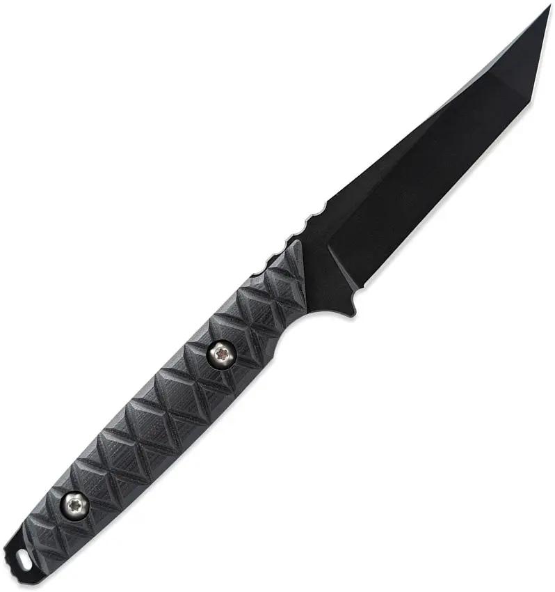 Toor Kingpin The Don Fixed Blade - CPM-3V Tanto Blade With Black G10 Handle And Full Tang Construction by Toor