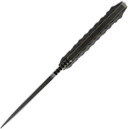 Toor Brauler Fixed Blade Bomber Black - Cru-Wear Steel Blade With Full Tang And G10 Handle by Toor