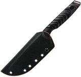 Toor Field 2.0 Fixed Blade Moss Spanish - CPM 154 Black Gun Kote Blade With Ebony Wood Handle by Toor