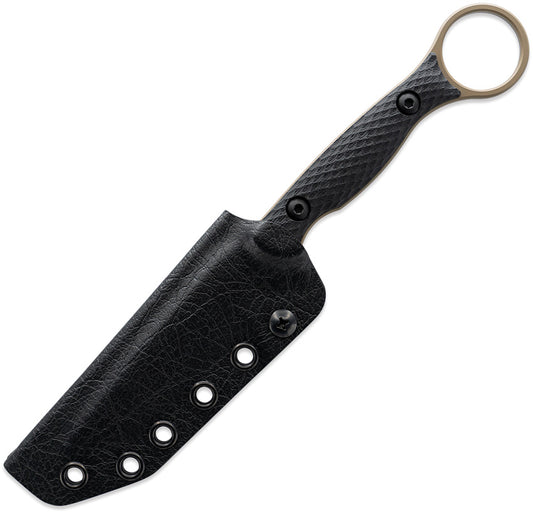 Toor Serpent T Fixed Blade FDE - CPM 3V Carbon Steel Tanto Blade Full Tang G10 Handle by Toor