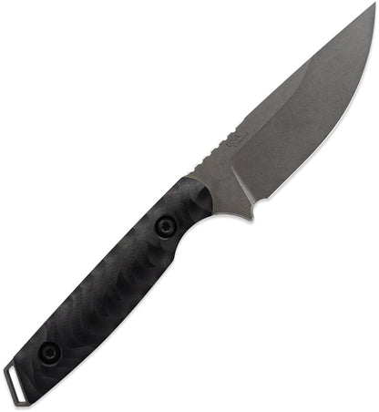 Toor Field 3.0 Fixed Blade Knife - Stonewashed CPM 154 Blade With Ebony Wood Handle by Toor