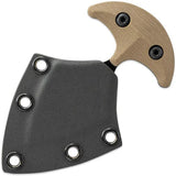 Toor Vasive Push Dagger Omaha Tan - 2 Inch CPM-154 Stainless Dagger Blade With Black Gun-Kote Finish And Tan G10 Handle by Toor