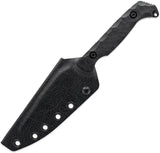 Toor Darter S Fixed Blade Knife Black GunKote CPM S35VN Steel Black G10 Handle Serialized by Toor