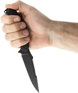 Toor Darter S Fixed Blade Knife Black GunKote CPM S35VN Steel Black G10 Handle Serialized by Toor