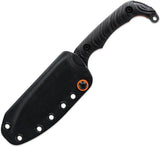 Toor Apnea Havoc Fixed Blade Knife - CPM Cru-Wear Steel, Black Oxide Finish, 8.38 Inch Overall by Toor