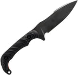 Toor Apnea Havoc Fixed Blade Knife - CPM Cru-Wear Steel, Black Oxide Finish, 8.38 Inch Overall by Toor