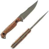 Toor Krypteia S 65 Collection - CPM-M4 Stainless Blade With Green Gun-Kote Finish And Sculpted Ironwood Handle by Toor