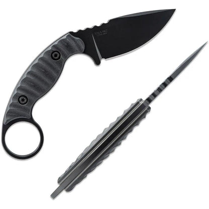 Toor Karsumba S Fixed Blade SoCom - CPM-M4 Blade With Black G10 Handle And Full Tang by Toor