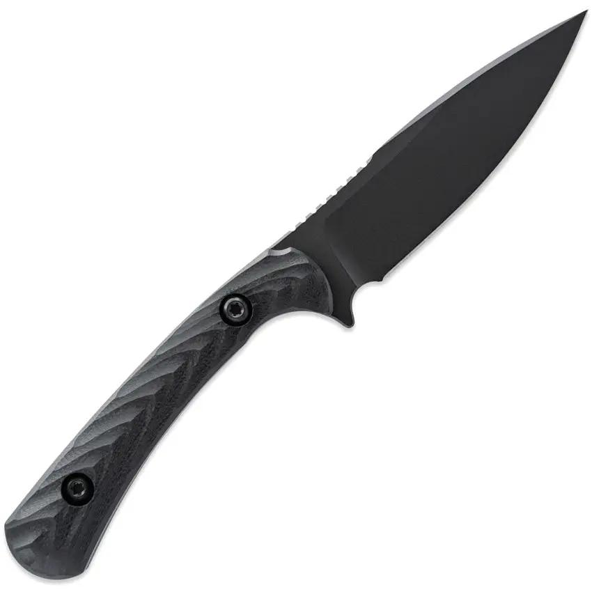 Toor Ravyth S Fixed Blade - Black Gun-Kote CPM-M4 Steel With G10 Handle And Full Tang by Toor