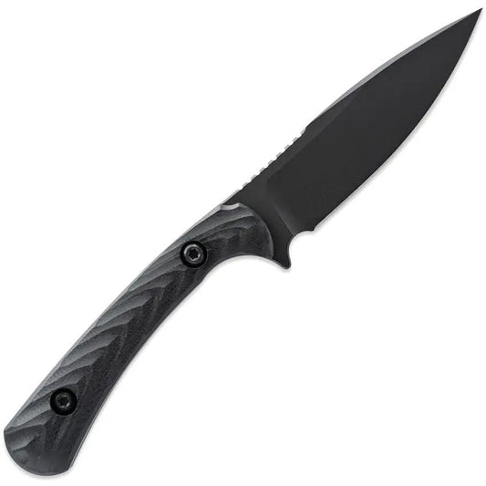 Toor Ravyth S Fixed Blade - Black Gun-Kote CPM-M4 Steel With G10 Handle And Full Tang by Toor