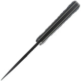 Toor Ravyth S Fixed Blade - Black Gun-Kote CPM-M4 Steel With G10 Handle And Full Tang by Toor