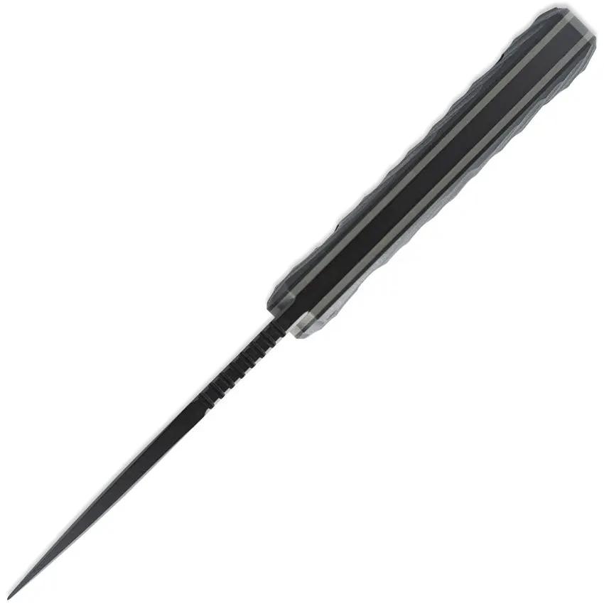 Toor Ravyth S Fixed Blade - Black Gun-Kote CPM-M4 Steel With G10 Handle And Full Tang by Toor