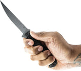 Toor Regal Fixed Blade Knife - Phantom Gray CPM-M4 Stainless Steel With Gun-Kote Finish And G10 Handle by Toor