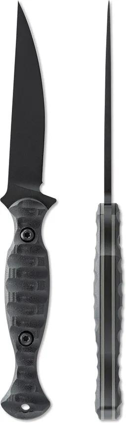 Toor Regal Fixed Blade Socom - CPM M4 Steel, Gun Kote Finish, Full Tang, Black G10 Handle, Kydex Sheath by Toor