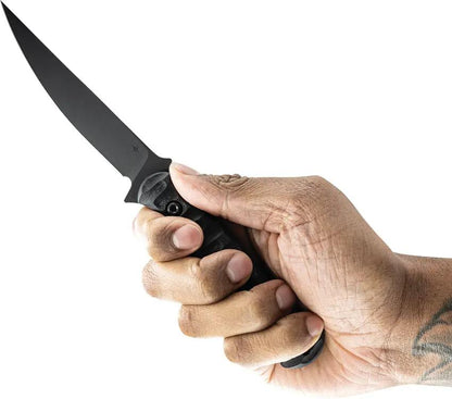 Toor Regal Fixed Blade Socom - CPM M4 Steel, Gun Kote Finish, Full Tang, Black G10 Handle, Kydex Sheath by Toor