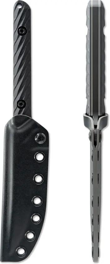 Toor Vespen Fixed Blade Socom - CPM-M4 Stainless, Gun-Kote Finish, Black G10 Handle, Full Tang by Toor