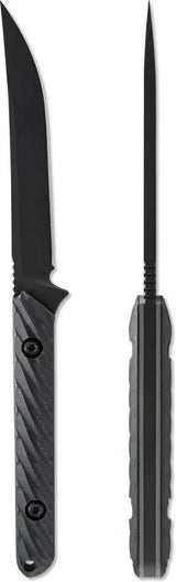 Toor Vespen Fixed Blade Socom - CPM-M4 Stainless, Gun-Kote Finish, Black G10 Handle, Full Tang by Toor