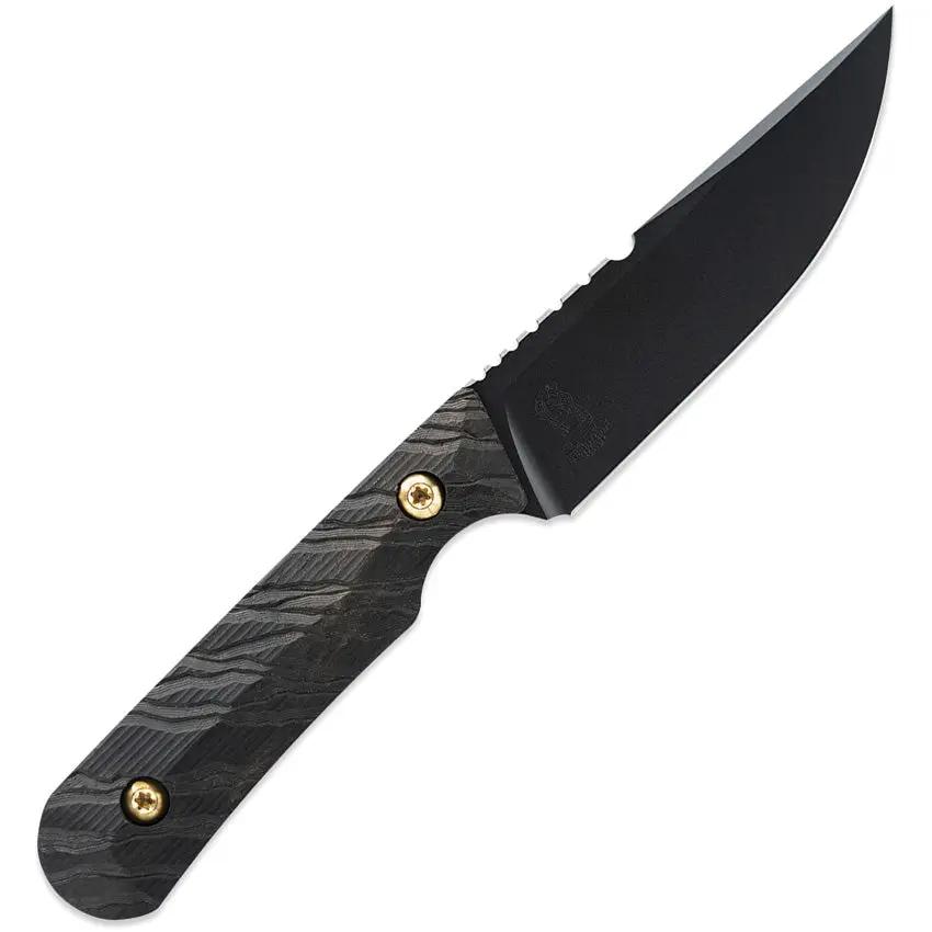 Toor The Administrator - Ebony Handle 154CM Drop Point Knife With Full Tang And Kydex Sheath by Toor