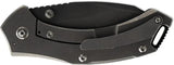 Toor XT1 Charlie Framelock Carbon - 4.75 Inch Closed, 3.25 Inch Black Stonewash CPM S35VN Modified Drop Point Blade by Toor