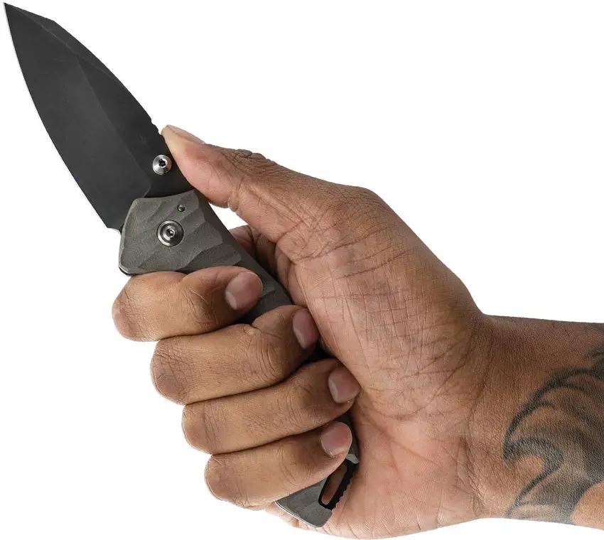 Toor XT1 Charlie Framelock Stealth Knife - CPM S35VN Blade Stealth G10 Handle Grip by Toor