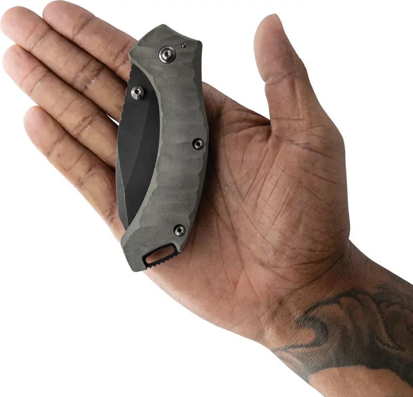 Toor XT1 Charlie Framelock Stealth Knife - CPM S35VN Blade Stealth G10 Handle Grip by Toor