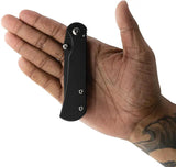 Toor Merchant 2.0 S Framelock Knife Carbon Titanium Handle S35VN Steel - Premium Edge And Durability by Toor