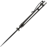 Toor Merchant 2.0 S Framelock Stone - Titanium Handle S35VN Blade Black Oxide Coating by Toor