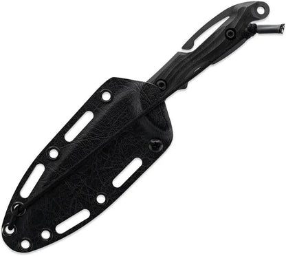 Toor Marine Utility Fighting Dive Knife - CPM S35VN Blade With Black Oxide Finish And Extended Tang by Toor