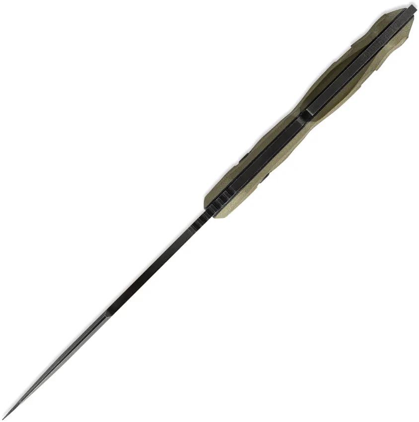 Toor Marine Utility Fighting Dive Knife - CPM S35VN Blade With Covert Green G10 Handle by Toor