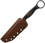 Toor Serpent T Fixed Blade Outlaw - 3.75 Inch CPM-3V Tanto Blade With Black G10 Handle by Toor