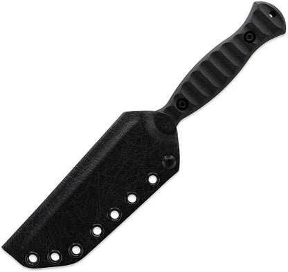 Toor Overlord Fixed Blade Shadow - Black CPM 154 Tanto With G10 Handle And Full Tang by Toor
