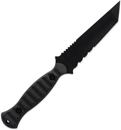 Toor Overlord Fixed Blade Shadow - Black CPM 154 Tanto With G10 Handle And Full Tang by Toor