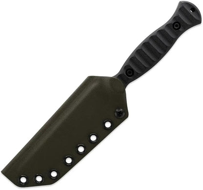 Toor Overlord Fixed Blade Woodland - CPM-154 Tanto Gun-Kote Finish Full Tang MOLLE Kydex Sheath by Toor