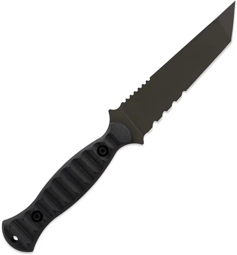 Toor Overlord Fixed Blade Woodland - CPM-154 Tanto Gun-Kote Finish Full Tang MOLLE Kydex Sheath by Toor