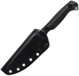 Toor Krypteia S Fixed Blade - Gray Gun-Kote CPM M4 Stainless Blade With Black G10 Handle And Full Tang by Toor