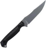 Toor Krypteia S Fixed Blade - Gray Gun-Kote CPM M4 Stainless Blade With Black G10 Handle And Full Tang by Toor