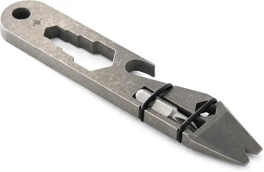 Toor Multi-Tool - Natural Titanium Construction With Bottle Opener Pry Bar Wrench Lanyard Loop by Toor