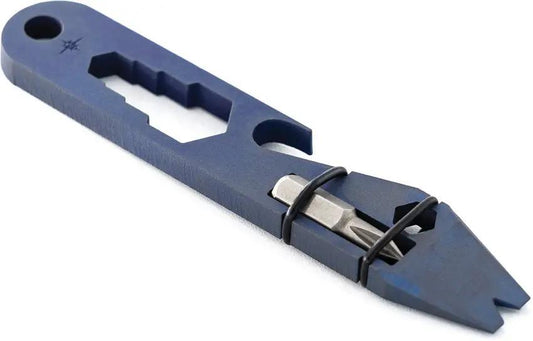 Toor Multi-Tool Cobalt Titanium - 4.1 Inch Survival Tool With Bottle Opener, Pry Bar, Wrench And Phillips Screwdriver by Toor