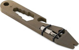 Toor Bronze Titanium Multi Tool - 4.1 Inch Length With Bottle Opener Pry Bar Wrench Phillips Screwdriver Lanyard Loop by Toor