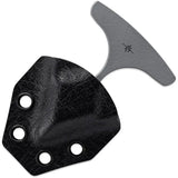 Toor Thors Hammer Push Dagger - Compact 2.5 Inch Overall 4140 Steel Blade One Piece Phantom Gray Finish by Toor