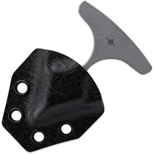 Toor Thors Hammer Push Dagger - Compact 2.5 Inch Overall 4140 Steel Blade One Piece Phantom Gray Finish by Toor