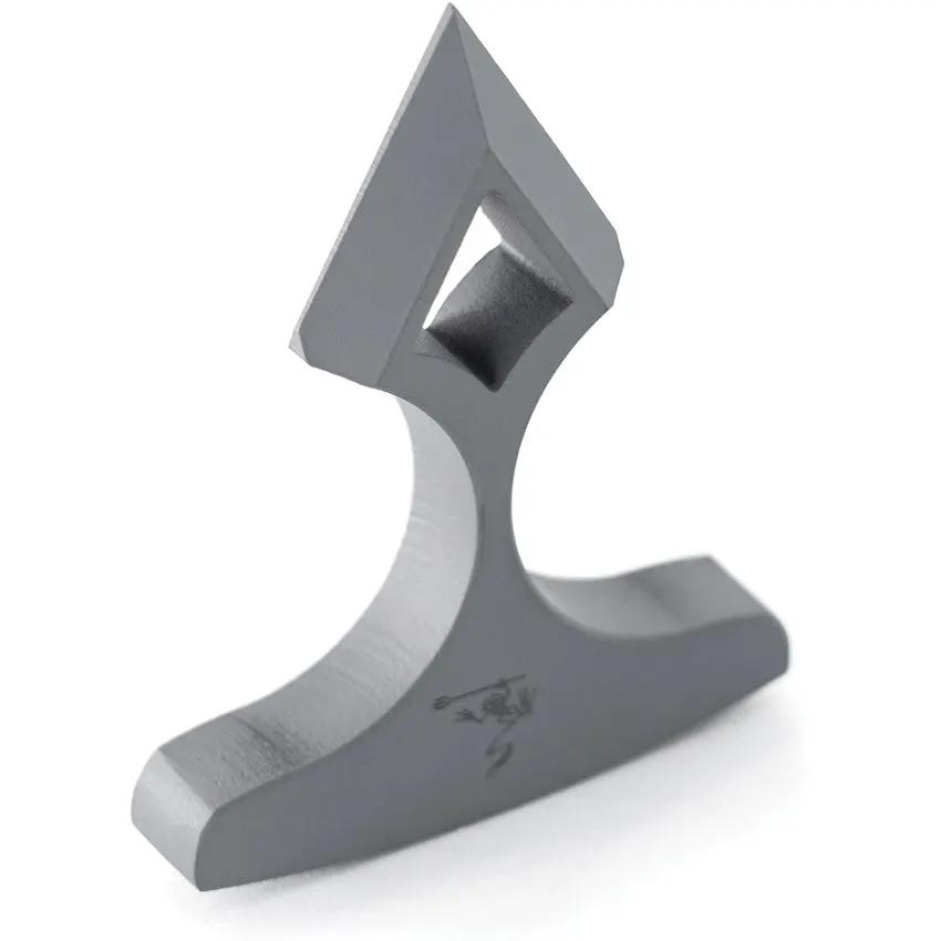 Toor Thors Hammer Push Dagger - Compact 2.5 Inch Overall 4140 Steel Blade One Piece Phantom Gray Finish by Toor