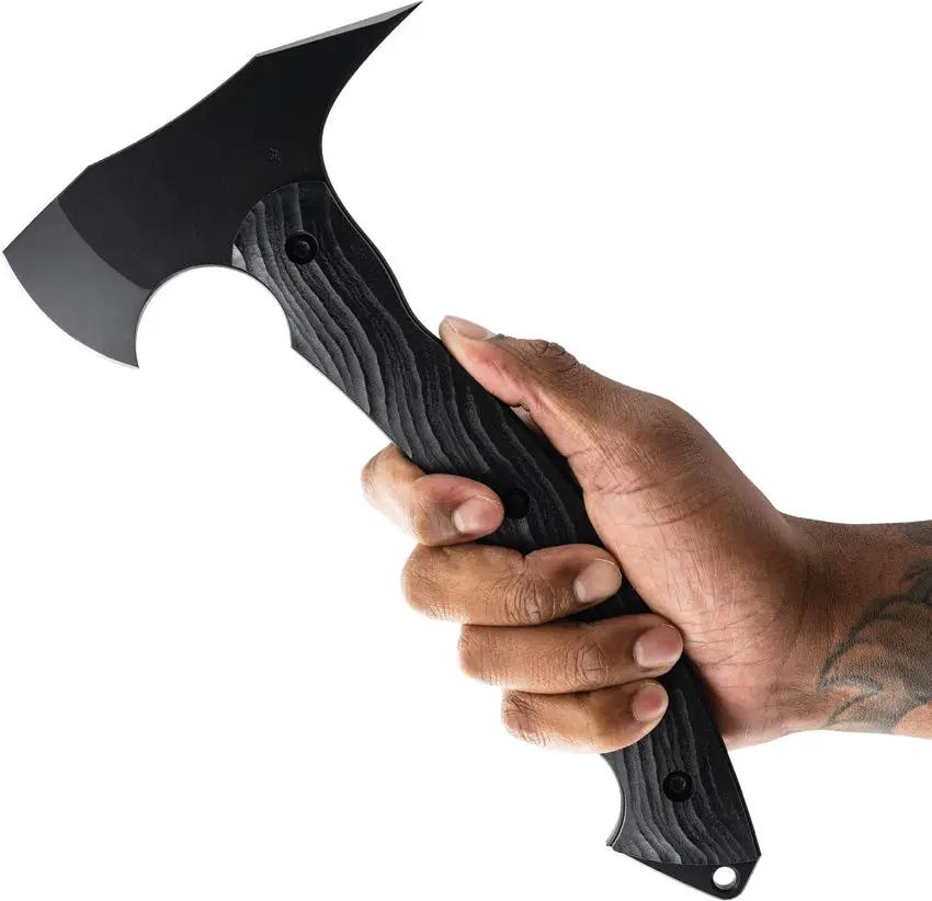 Toor Tomahawk Socom Black - 11 Inch Overall, D2 Tool Steel Blade, Gun Kote Finish, Black G10 Handle by Toor